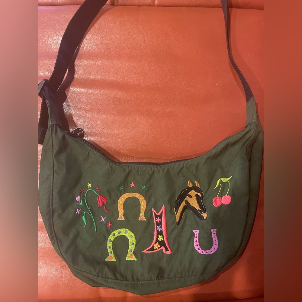 SOLD ON DEPOP BAGGU x Jessica Williams Medium Nylon Crescent Crossbody Bag